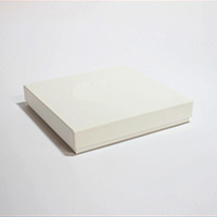 Gd boîte carré blanche carton
